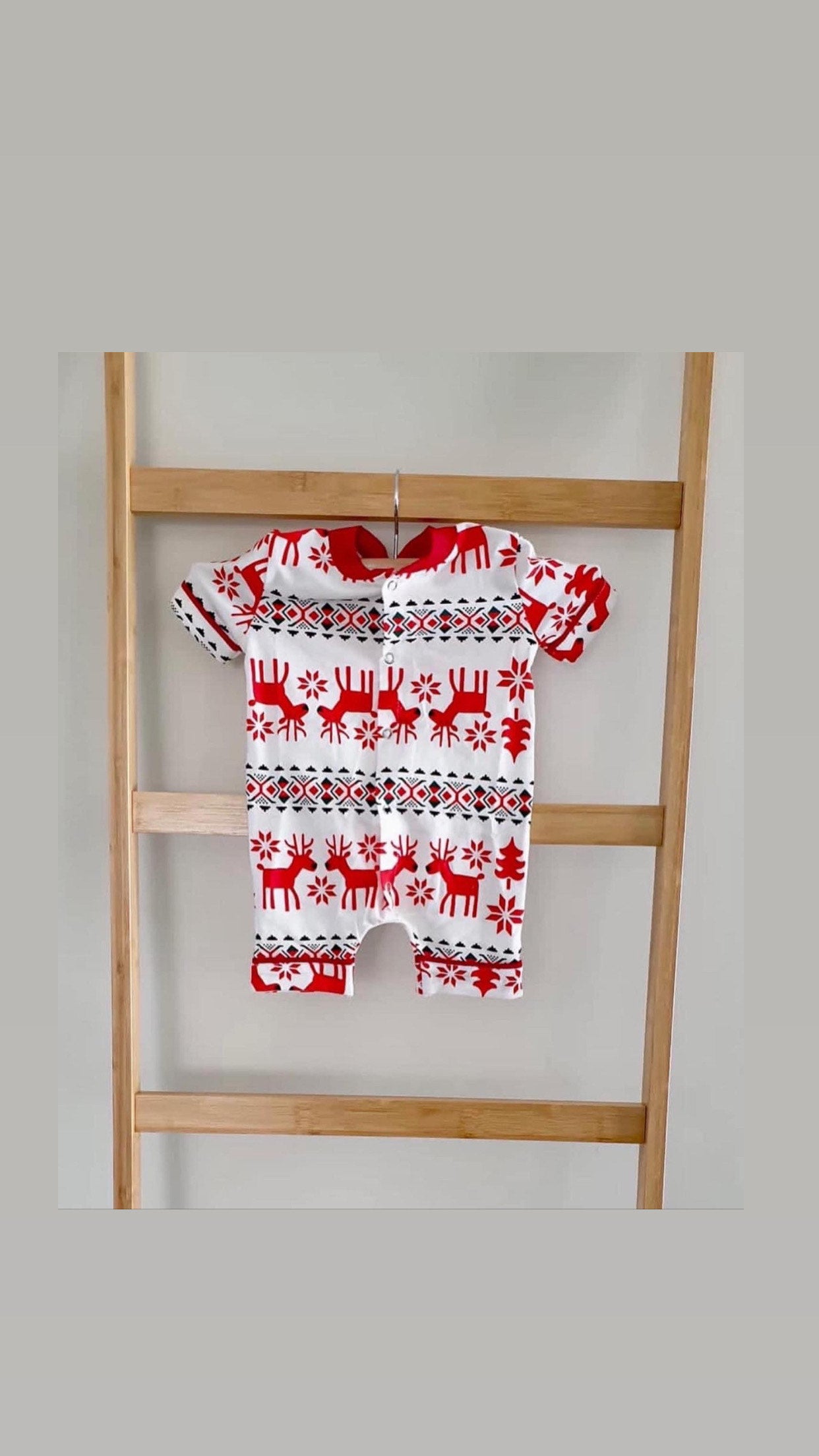 Kids Alces Christmas Short Sleeves Pyjamas Set
