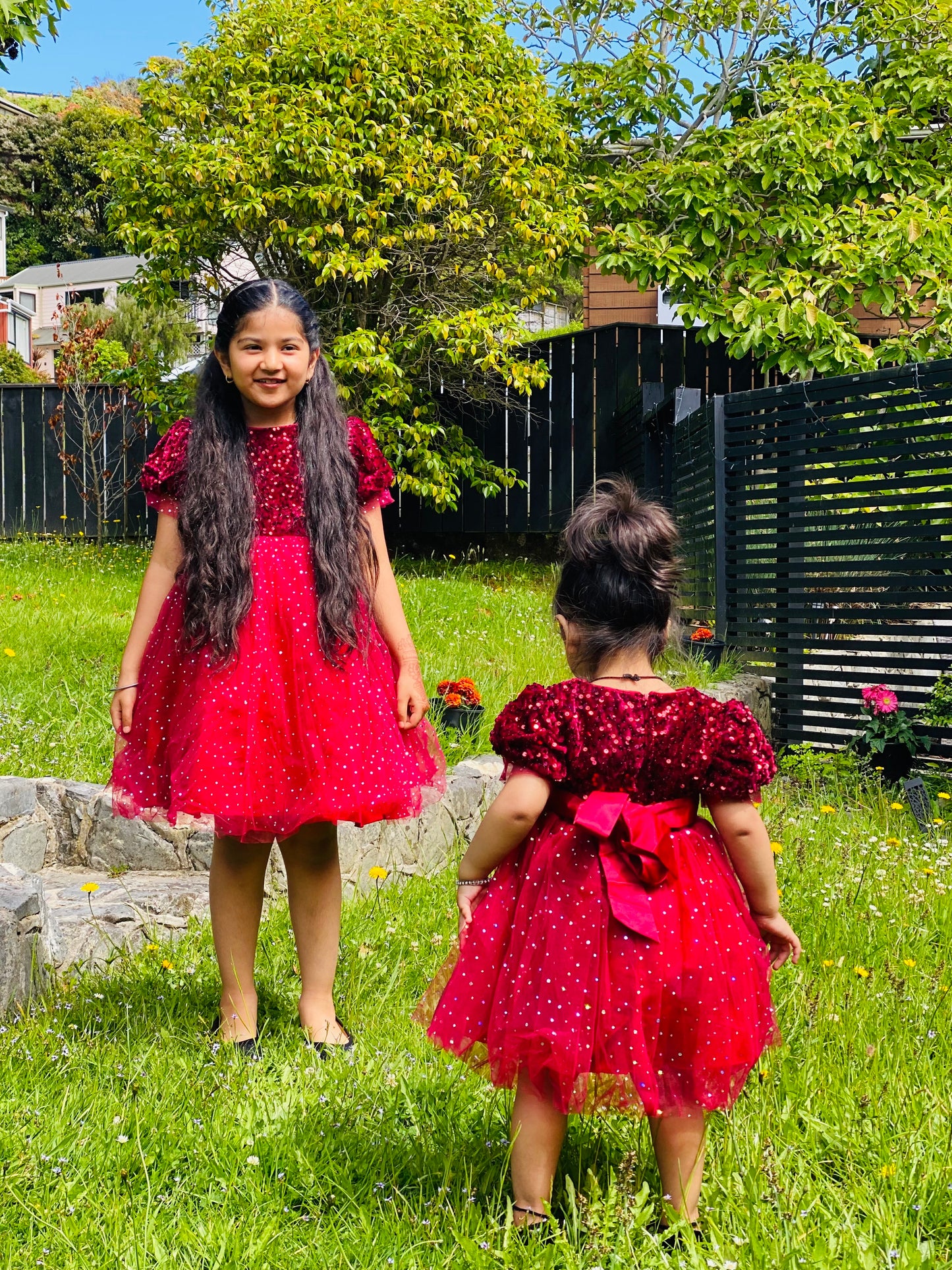 Christmas Red  Sequin Dress