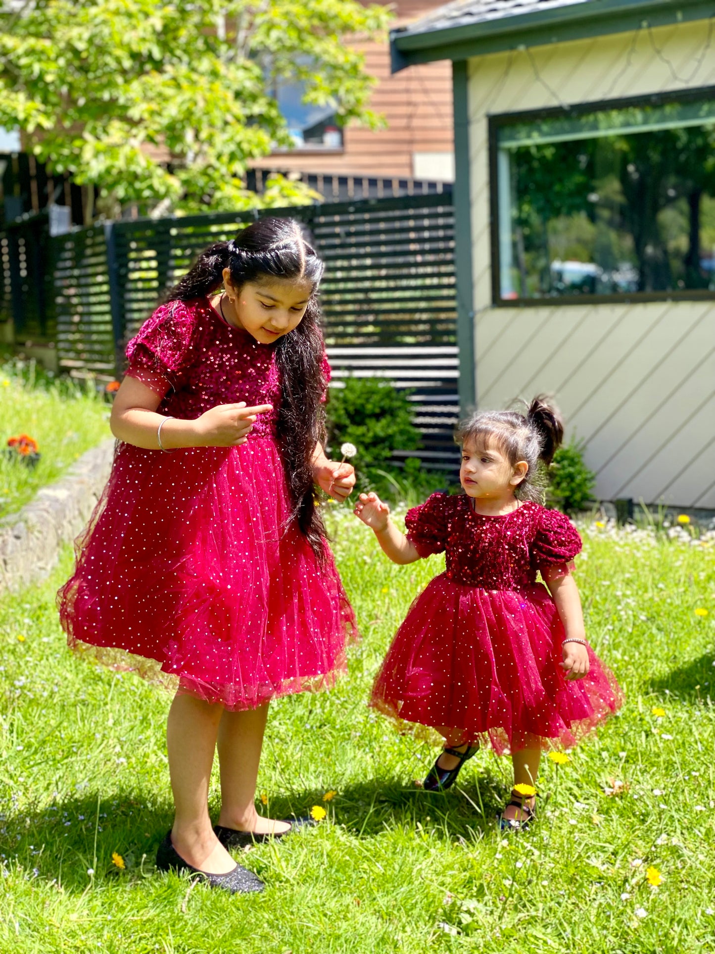 Christmas Red  Sequin Dress