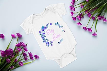 New Baby Announcement Bodysuit.