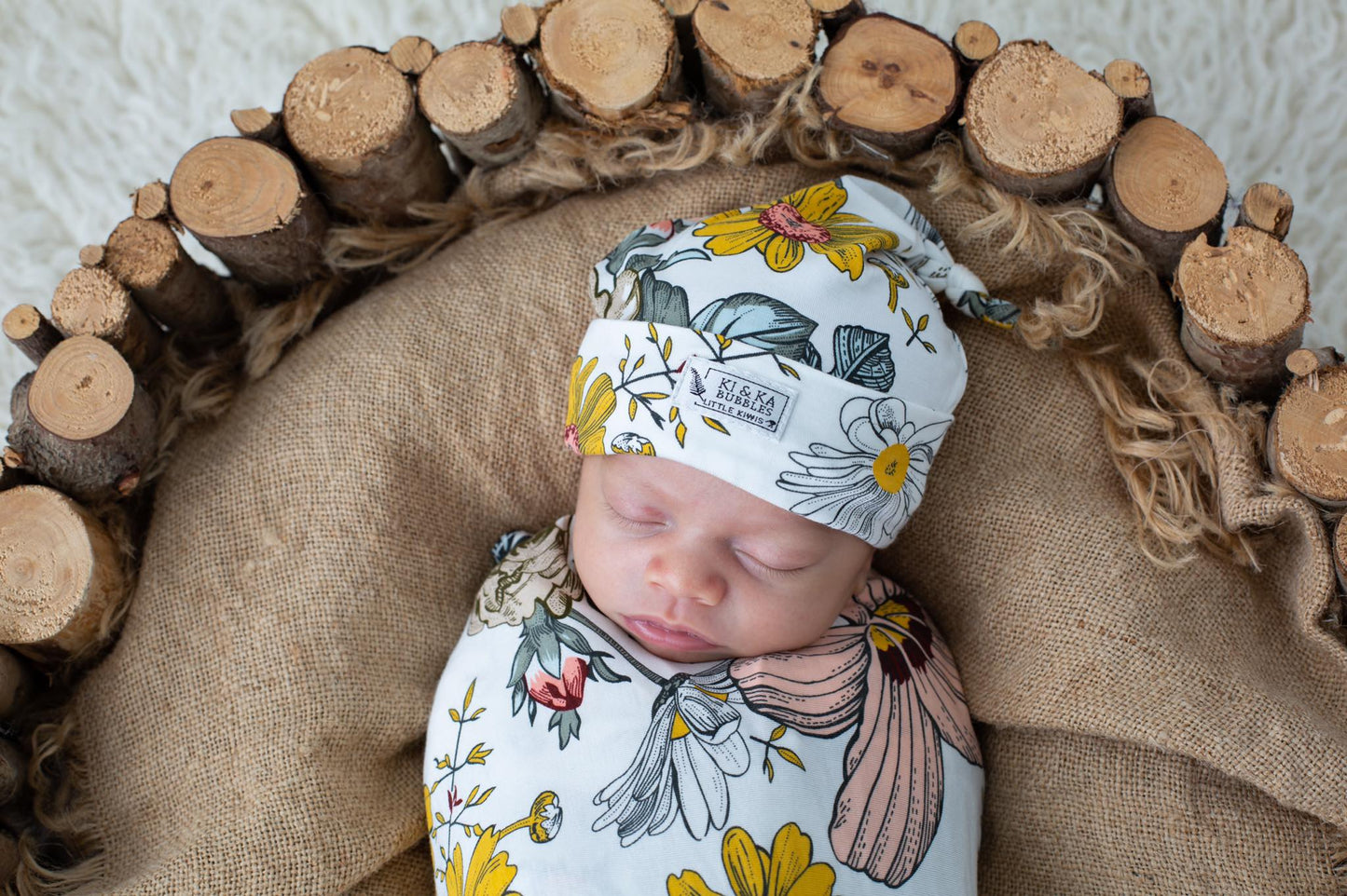 Maternity Robes & Matching Swaddle Set Ambrosia