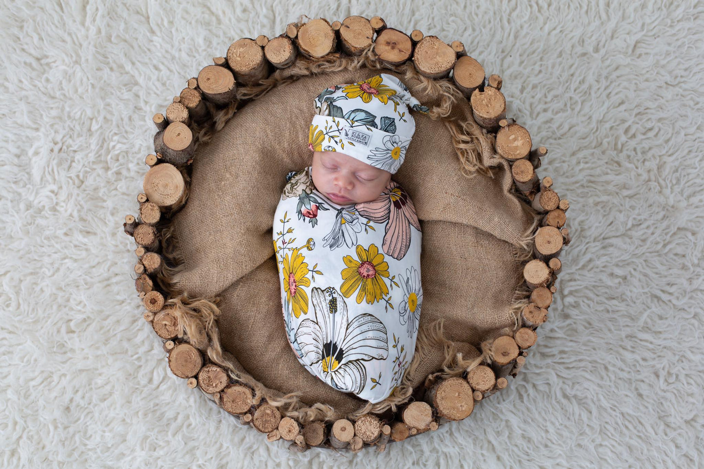 Maternity Robes & Matching Swaddle Set Ambrosia