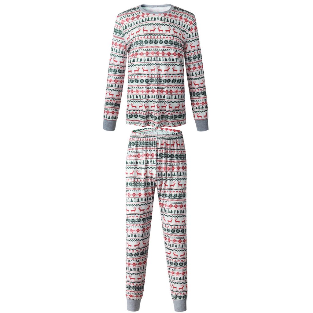 Men's Elk Tree Christmas PJs