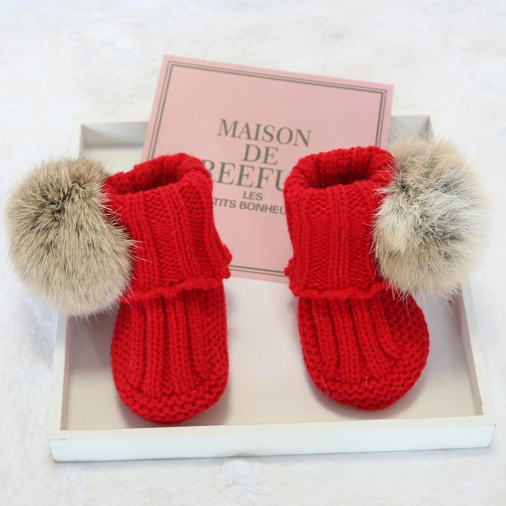 Warm Fashionable Baby Booties.