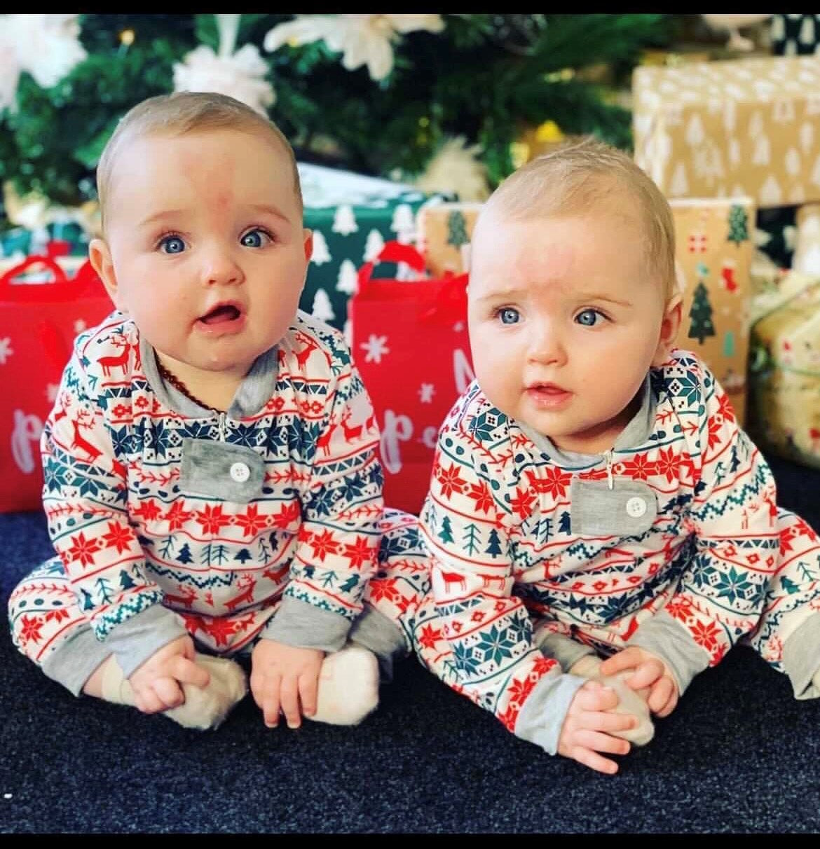 Kids Elk Tree Christmas Pyjamas