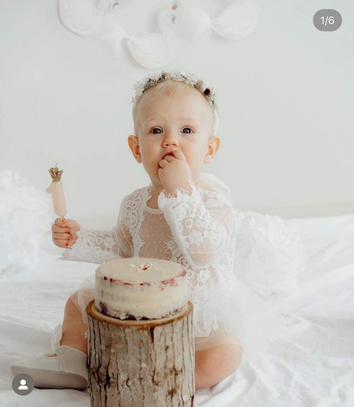 Grace Romper Baby Girl birthday Dress