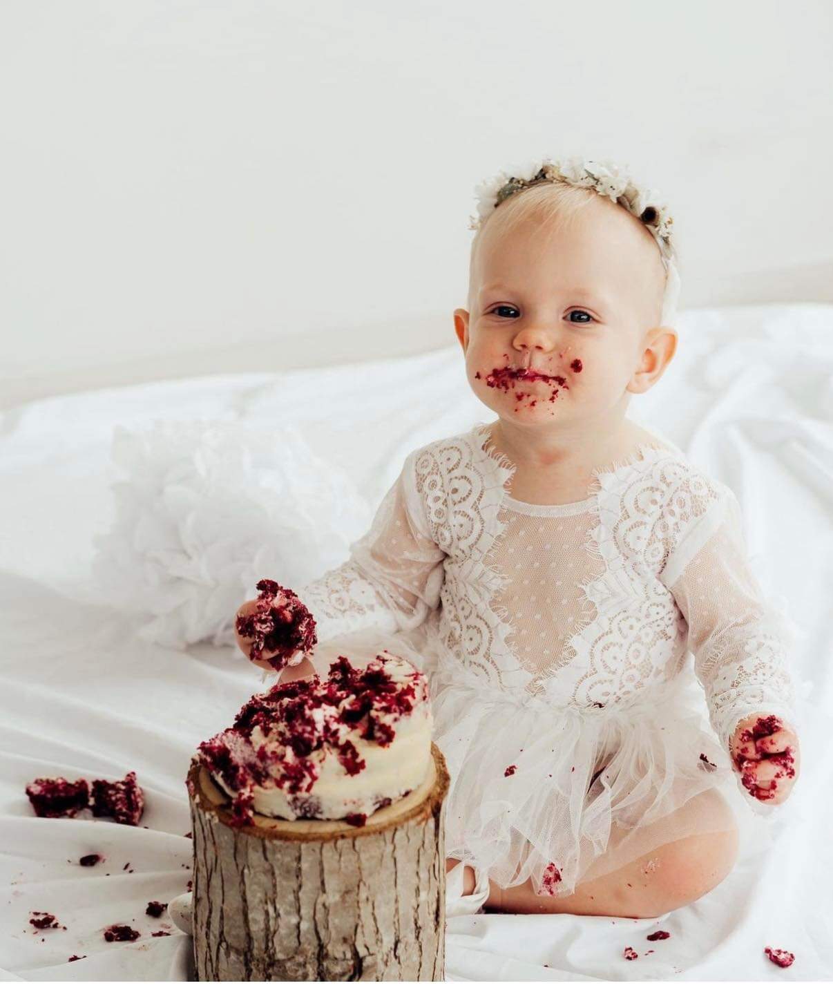 Grace Romper Baby Girl birthday Dress