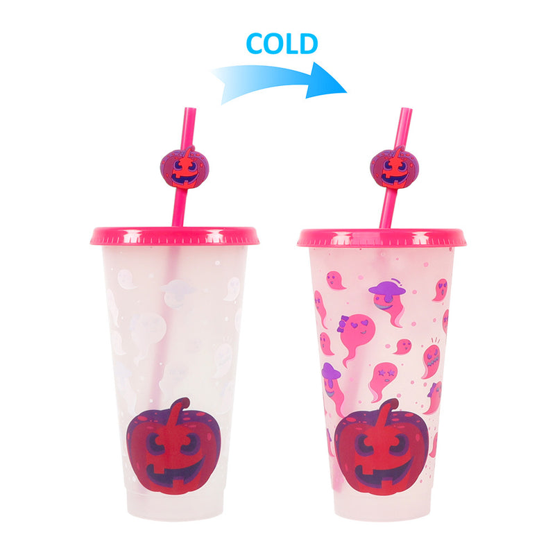 Colour-Changing Halloween Cups- Pink