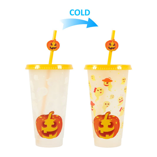 Colour-Changing Halloween Cups- Yellow