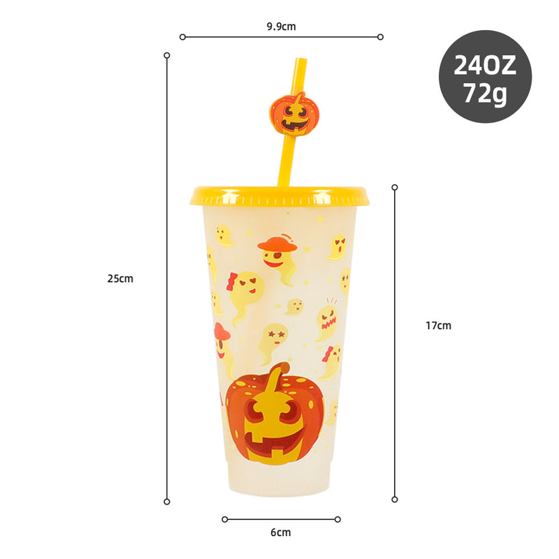 Colour-Changing Halloween Cups- Yellow