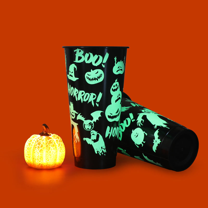 Glow in Dark  Halloween Cups-