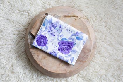 Multi-use Baby Capsule Car sheet Cover Lavender Roses.