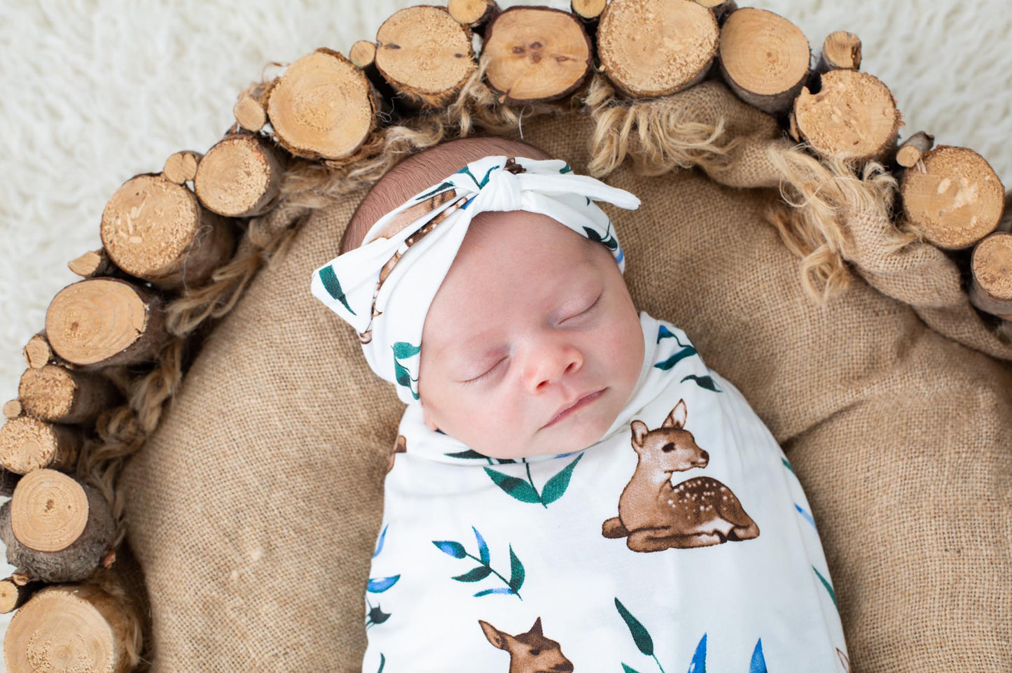 Robe & Matching Swaddle Set Musk Dear