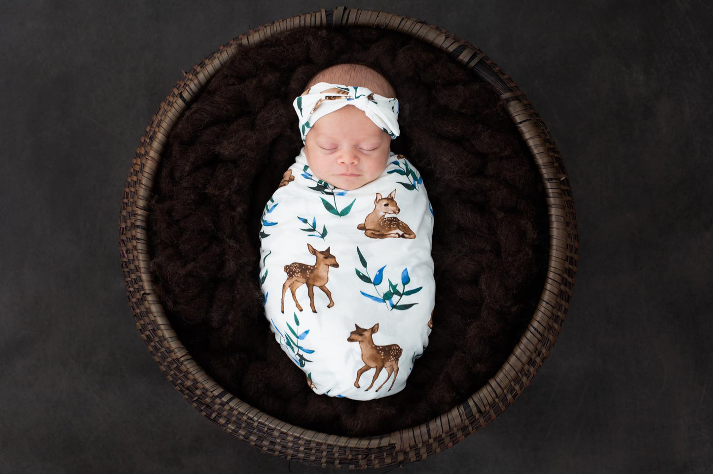Robe & Matching Swaddle Set Musk Dear