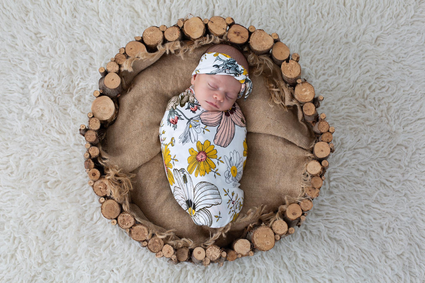 Maternity Robes & Matching Swaddle Set Ambrosia