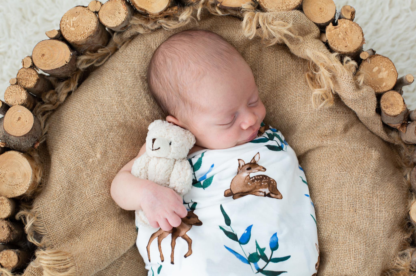 Robe & Matching Swaddle Set Musk Dear