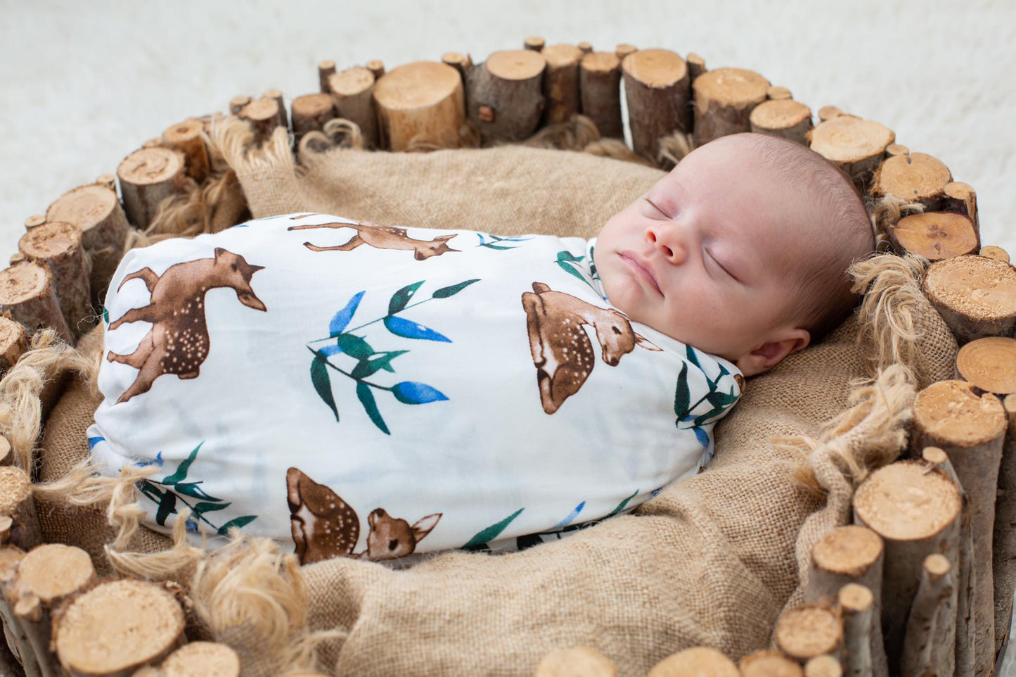 Robe & Matching Swaddle Set Musk Dear