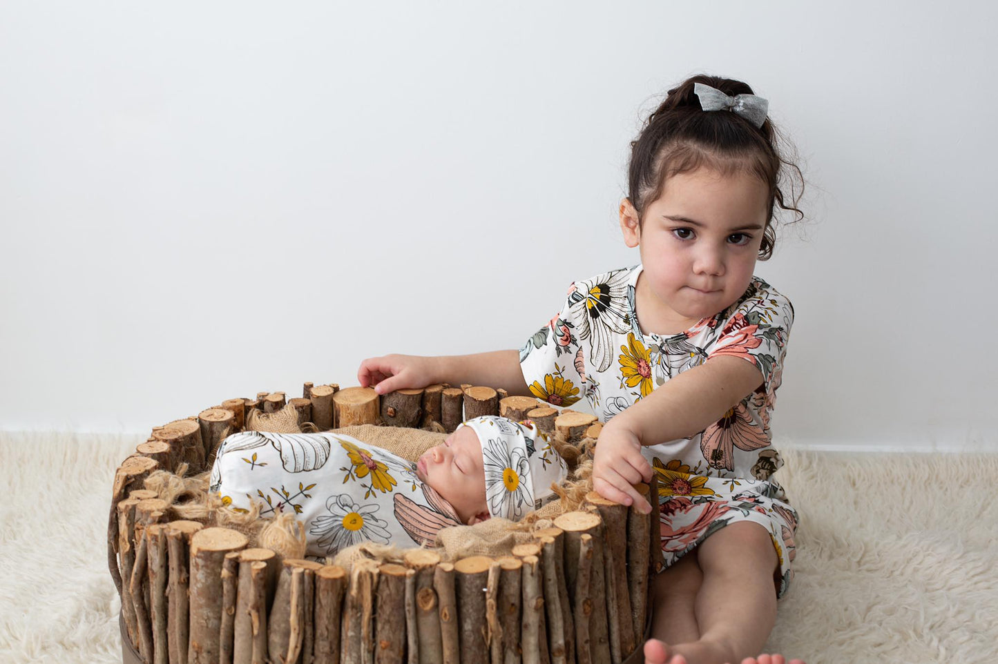 Maternity Robes & Matching Swaddle Set Ambrosia