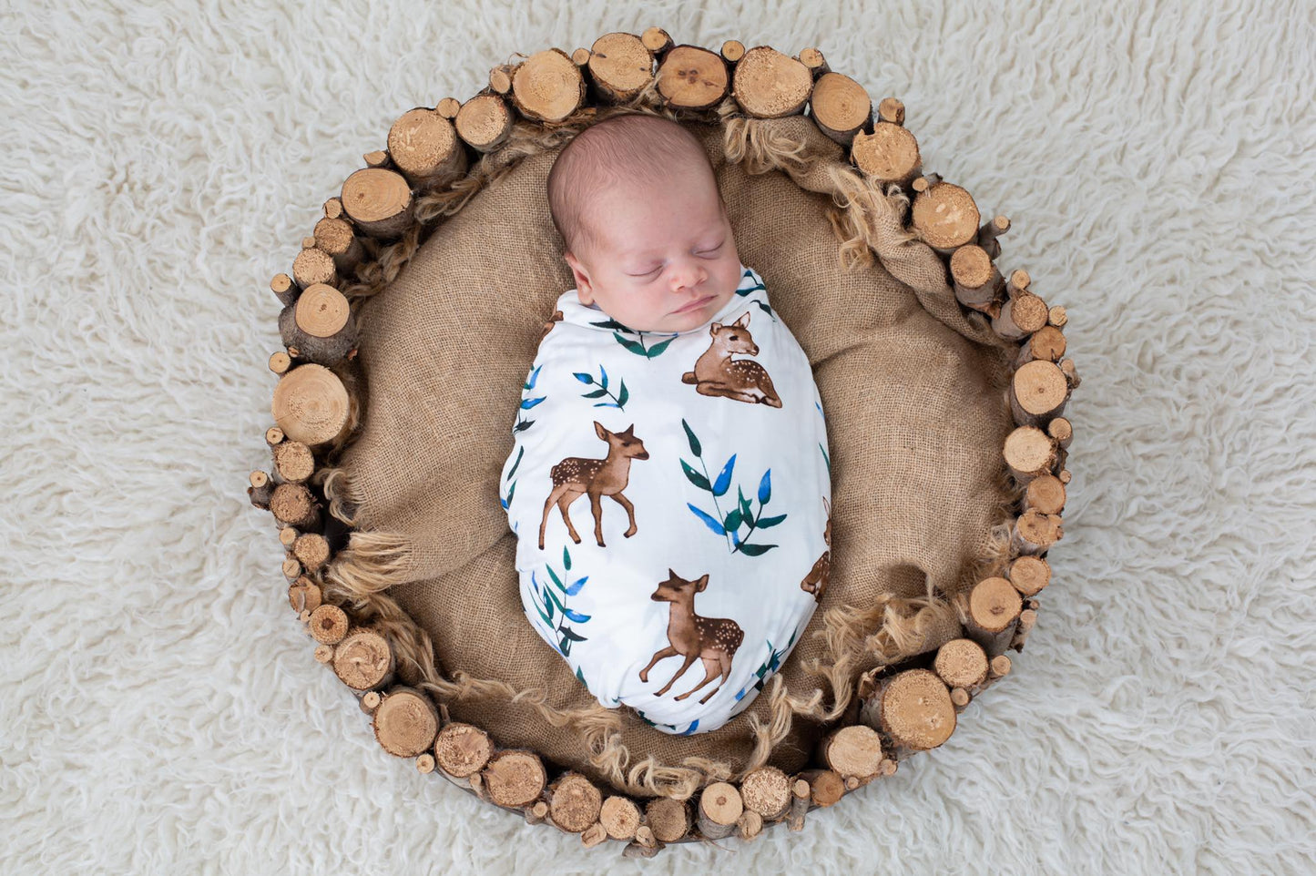 Robe & Matching Swaddle Set Musk Dear