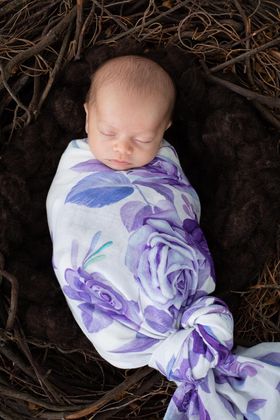 Iceberg | | Organic Muslin Wrap | Swaddle