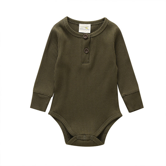 Ruffle Ribbed Bodysuit| Olive Green