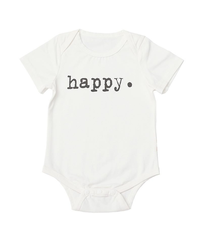 Cotton Bodysuit - Happy