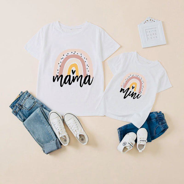 Mommy and Me Outfits Rainbow Ki Ka Bubs