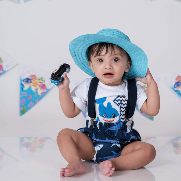 Baby shark birthday outfit for boy cheap