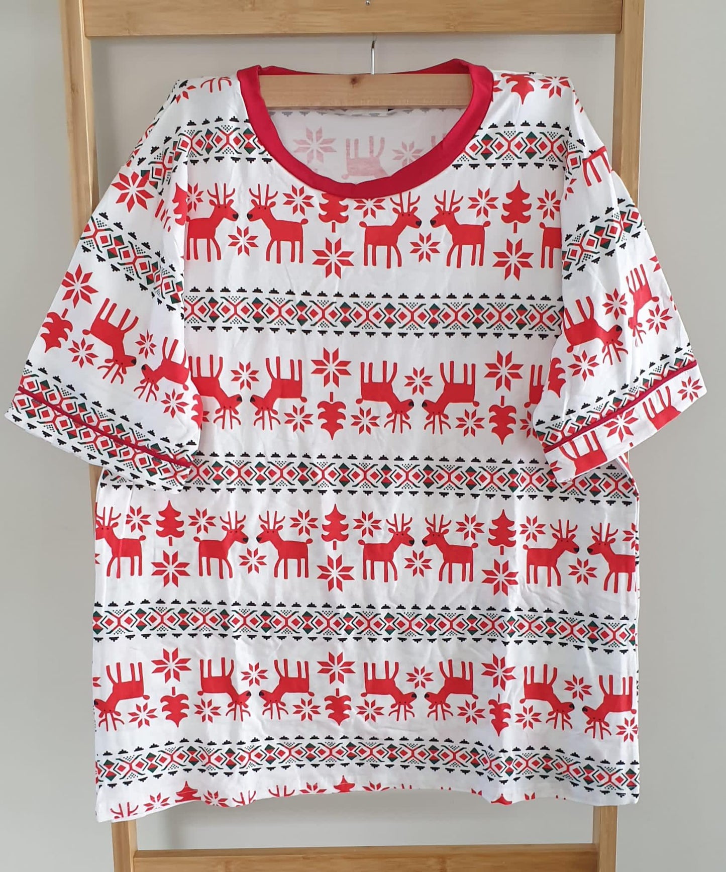 Men's Alces Christmas Short Sleeves Pyjamas Set