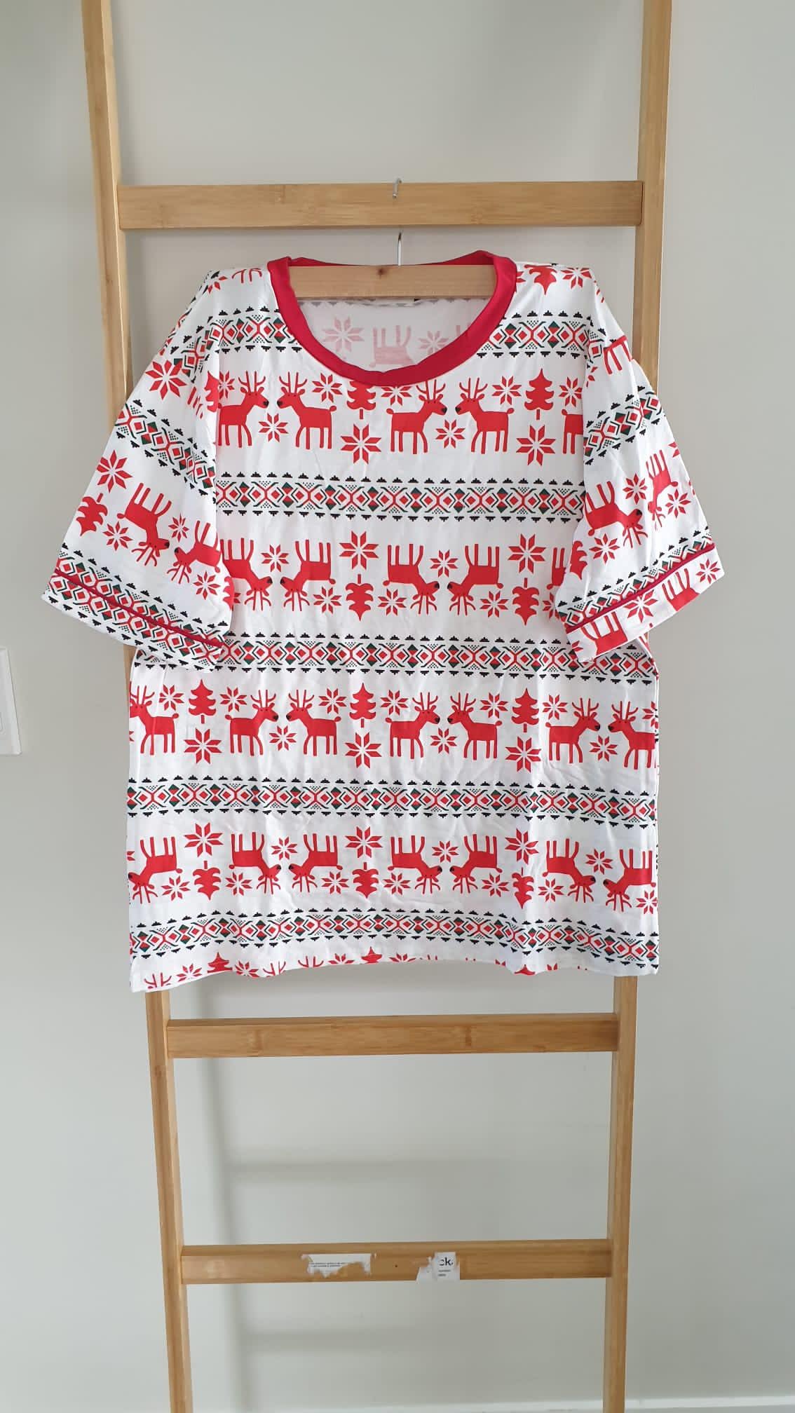 Men's Alces Christmas Short Sleeves Pyjamas Set