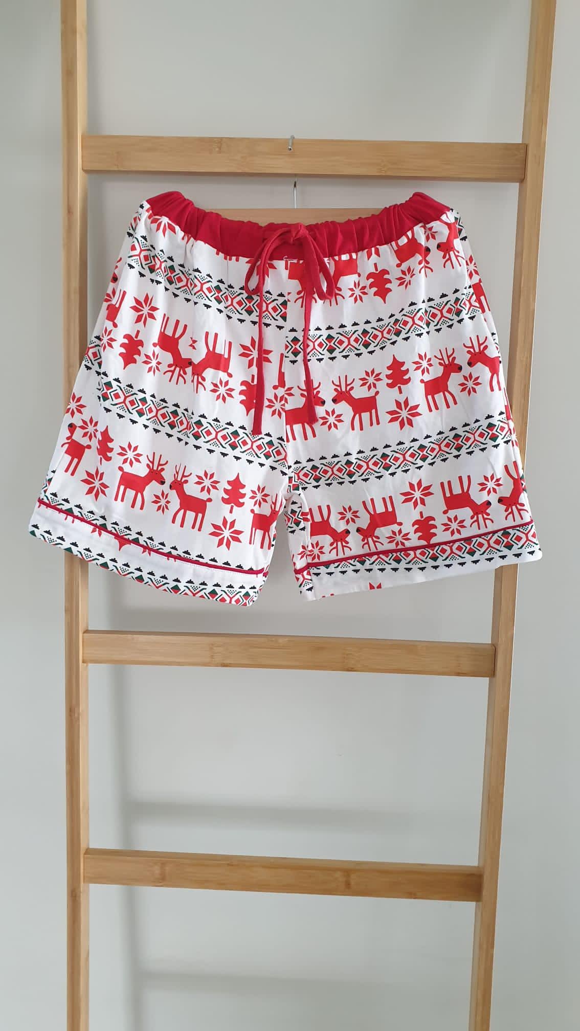 Men's Alces Christmas Short Sleeves Pyjamas Set