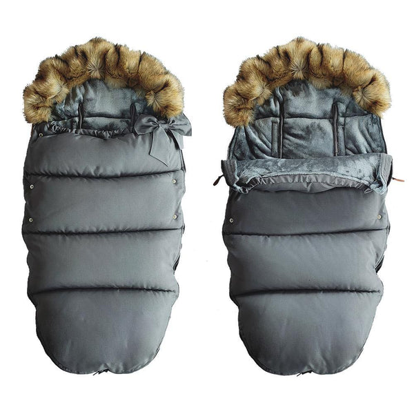 Footmuff stroller sleeping bag Gray Ki Ka Bubs