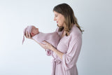 Bamboo Jersey Swaddle Wrap Pink.