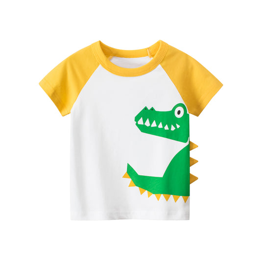 Green Diano Half Sleeves T-Shirt Toddlers